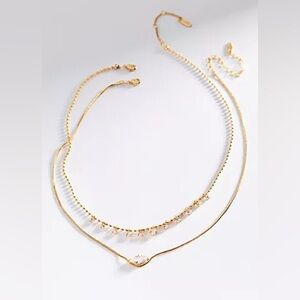 ✨NWT Anthropologie Gold Layered Necklace